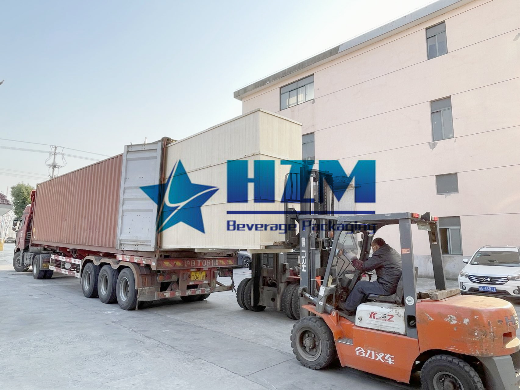 Loading Pure Water Production Line To Indonesian Customer